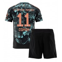 Maglie da calcio Bayern Munich Kingsley Coman #11 Seconda Maglia Bambino 2024-25 Manica Corta (+ Pantaloni corti)